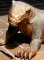komodo dragon #2 - hand carved