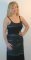 long dress blue & black